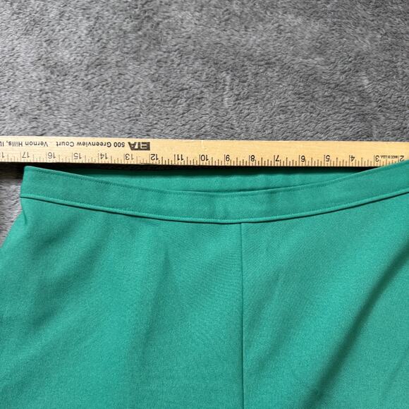 Vintage 90s Bend Over Levis Pants NWT Womens 18 Green Pull On Tapered Leg Formal - Picture 12 of 12